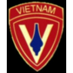 USMC MARINE CORPS 5TH MARINE DIVISION VIETNAM PIN