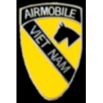 US ARMY 1ST CAVALRY AIRMOBILE VIETNAM PIN