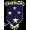 US ARMY 23RD AMERICAL DIVISION LOGO PIN