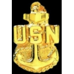 USN NAVY PIN CHIEF PETTY OFFICER INSIGNIA PIN CPO PIN