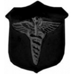 CORPSMAN PIN LOGO SUBDUED BLACK PIN