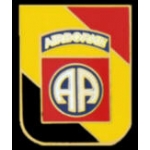 US ARMY 82ND AIRBORNE WW2 LOGO PIN