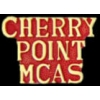 USMC MARINE CORPS PIN CHERRY POINT PIN MCAS SCRIPT PIN