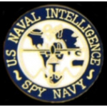 USN NAVY INTELLIGENCE SPY NAVY LOGO PIN