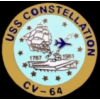 USN NAVY USS CONSTELLATION LOGO PIN CV-64 PIN