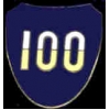 US ARMY 100TH DIVISION LOGO PIN