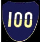 US ARMY 100TH DIVISION LOGO PIN