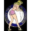 JUST THE RIGHT EXPOSURE CAMERA NOSE ART PIN