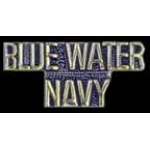 USN BLUE WATER NAVY PIN