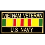 USN NAVY VIETNAM VETERAN BAR PIN