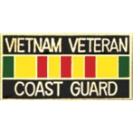 US COAST GUARD PIN VIETNAM VETERAN BAR USCG PIN