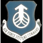 US AIR FORCE SYSTEMS COMMAND LOGO PIN