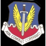 US AIR FORCE AIR COMBAT COMMAND LOGO PIN