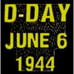 WORLD WAR 2 D-DAY DATE SCRIPT PIN WW2 PIN