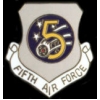 US AIR FORCE 5TH AIR FORCE NEW LOGO PIN