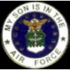 US AIR FORCE MY SON IS IN THE AIR FORCE PIN