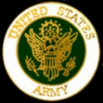 US ARMY LOGO LARGE PIN