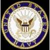 USN NAVY LOGO LARGE PIN