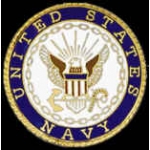 USN NAVY LOGO LARGE PIN