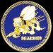 USN NAVY SEABEES LOGO LARGE PIN