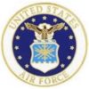 US AIR FORCE LOGO LARGE PIN