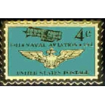 USN NAVY NAVAL AVIATION ANNIV STAMP PIN DX