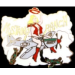 MUSTANG RANCH NOSE ART PIN