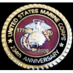 USMC MARINE CORPS 234TH YEAR ANNIV 2009 PIN