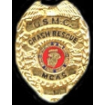 USMC MARINE CORPS MCAS CRASH RESCUE MINI BADGE PIN