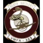 USMC MARINE CORPS VMFA-323 DEATH RATTLERS SQUADRON PIN