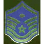 US AIR FORCE E-7 1ST MASTER SERGEANT INSIGNIA PIN