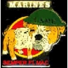 USMC MARINE CORPS SEMPER FI MAC BULLDOG PIN