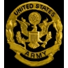 US ARMY PIN GOLD CUTOUT LARGE OVERSIZE PIN