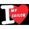 USN NAVY I LOVE MY SAILOR PIN