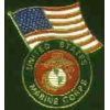 USMC MARINE CORPS LOGO US FLAG