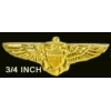 USN NAVY PILOT WING MICRO MINI 3-4 INCH PIN