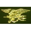 USN NAVY SEAL LOGO MEDIUM PIN