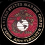 USMC MARINE CORPS 219TH YEAR ANNIV 1994 PIN