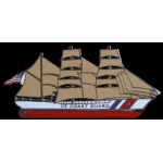 USCG PINS US COAST GUARD TALL SHIP EAGLE PIN