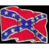 CONFEDERATE PIN REBEL FLAG WAVING CAST CSA FLAG PIN