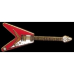 GIBSON FLYING V RED GUITAR PIN