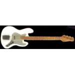 FENDER BASS GUITAR WHITE PIN