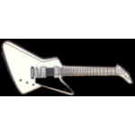 EXPLORER WHITE GUITAR PIN