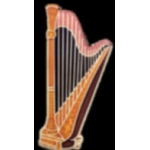 CONCERT HARP PIN