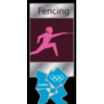 OLYMPICS 2012 LONDON FENCING PIN