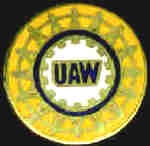 U A W UNION LOGO PIN