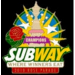 SUBWAY SANDWICH WINNERS EAT PIN 2010 ROSE BOWL FLOAT PIN