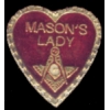 MASON PINS MASONS LADY MASONIC PIN