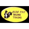 RIDE THE SKUNK RAILROAD TRAIN PIN