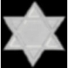 JEWISH STAR OF DAVID PIN SILVER JEWISH RELIGION PIN